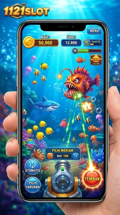 Tampilan fitur teratas aplikasi 1121slot.